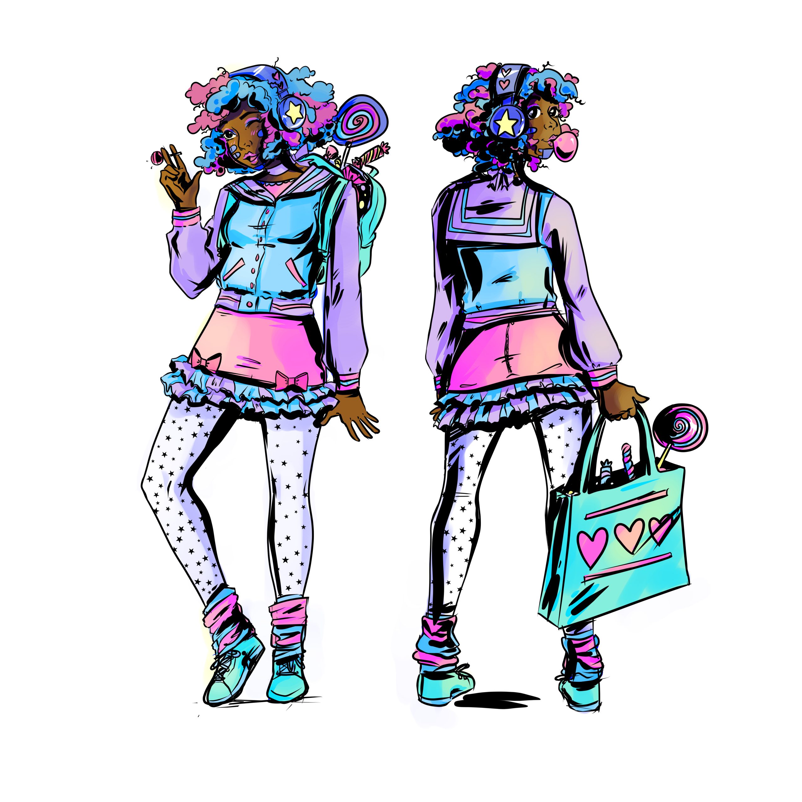 An old version of Sour Note's design I did for a collaboration with Cut.Sew